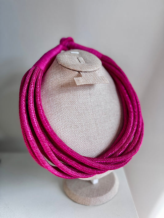 The Pink Rope Necklace
