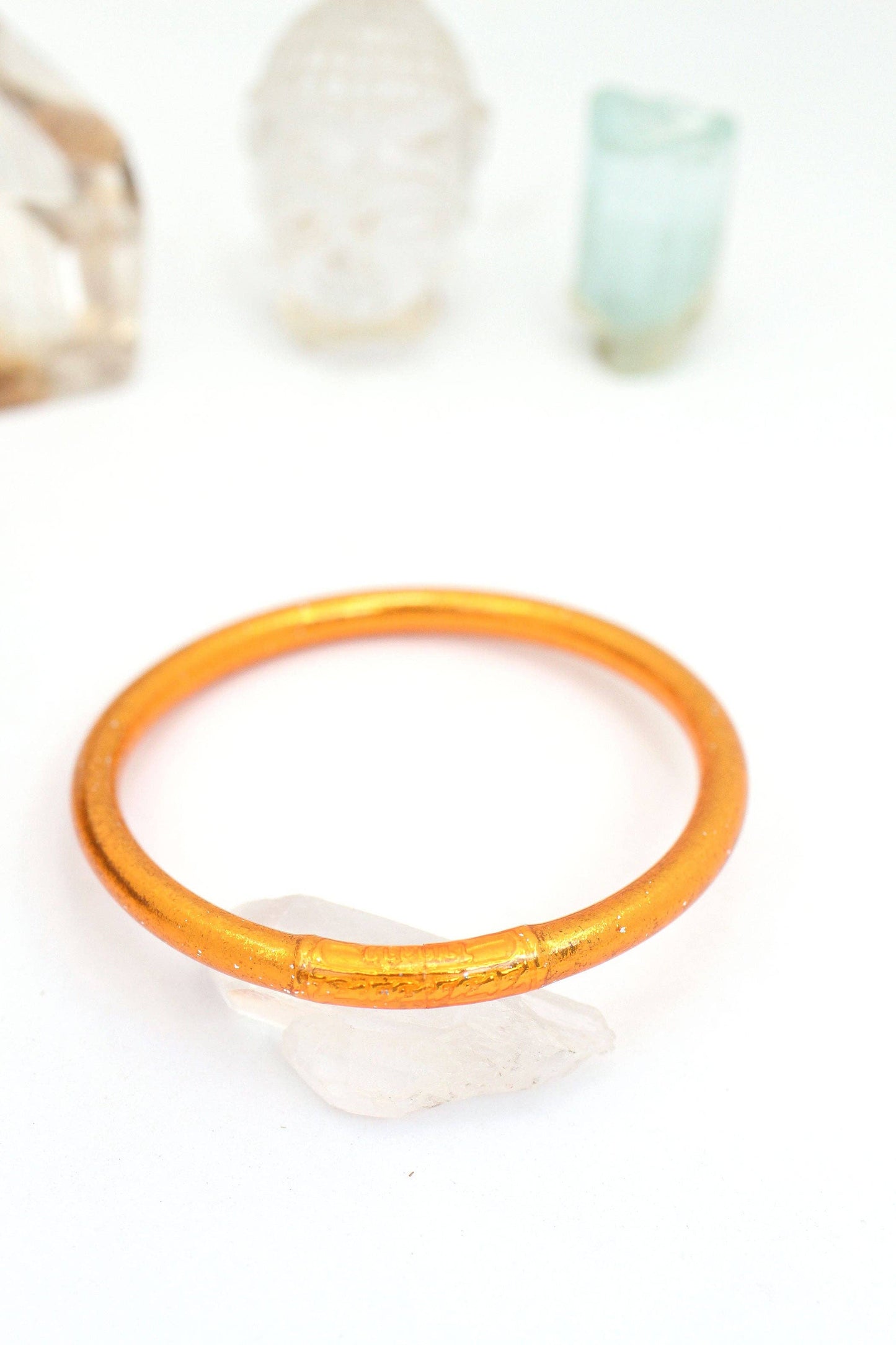 Single Rainbow Thai Buddhist Temple Bracelet, Mantra Bangle: Sangria / 1 Bangle / Large (8.04" Inner Circumference)